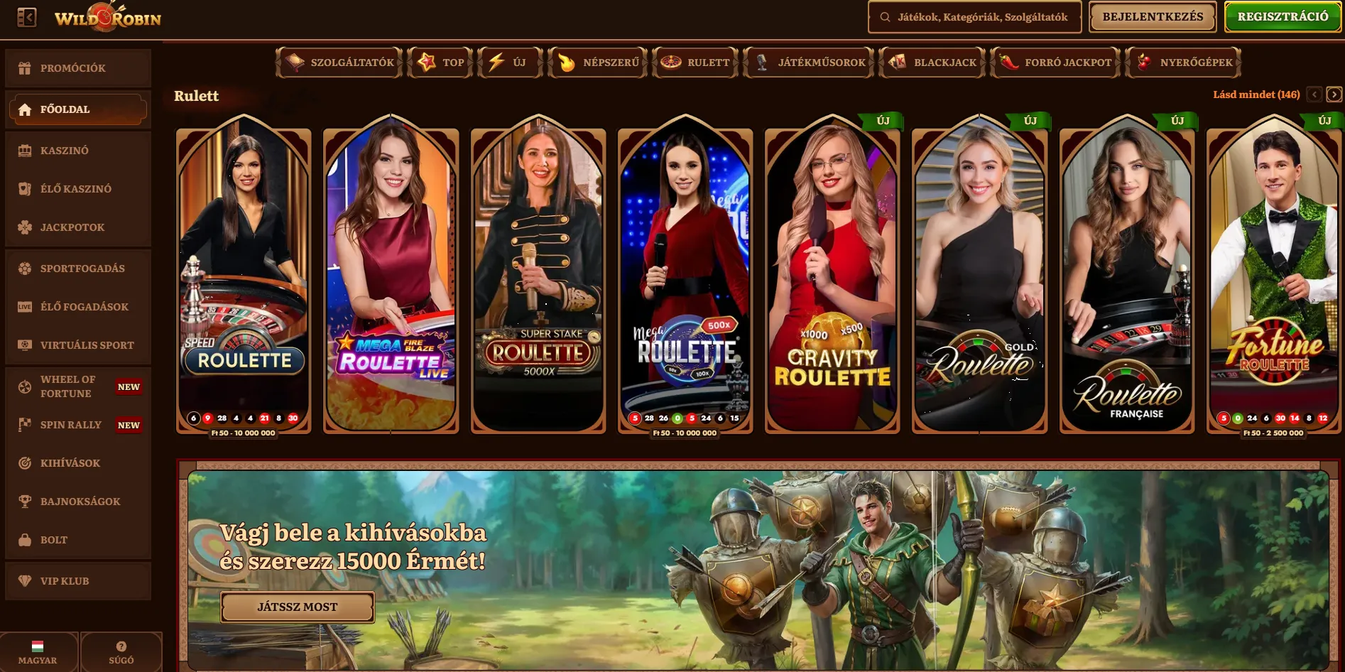 Online kaszinó befizetés nélküli bónuszok új oldalakon